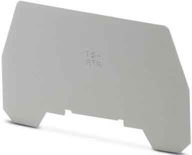 Endplate and partition plate for terminal block Grey 0310211