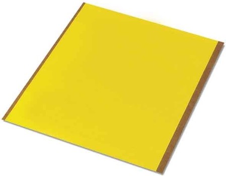 Labelling material Unprinted Yellow 5031582