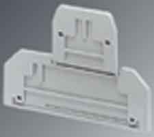 Endplate and partition plate for terminal block Grey 2771065