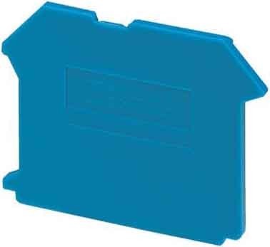 Endplate and partition plate for terminal block Blue 1923050