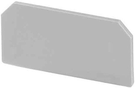 Endplate and partition plate for terminal block Grey 2770804