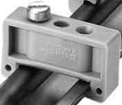 End bracket for terminal block Grey Screwable 1421633