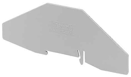 Endplate and partition plate for terminal block Grey 2778521