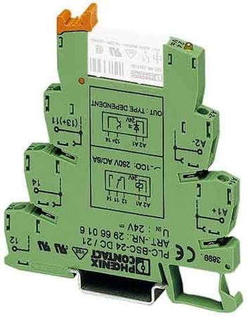 Relay socket Screw connection 2966016