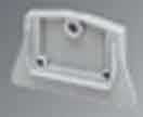 Endplate and partition plate for terminal block Grey 3024193