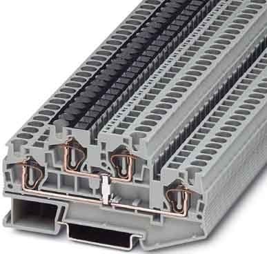 Feed-through terminal block 0.2 mm² 0.2 mm² 0.2 mm² 3031542