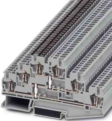 Feed-through terminal block 0.2 mm² 0.2 mm² 0.2 mm² 3036068