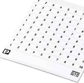 Labelling for terminal block None 5 mm 0805221