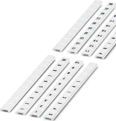 Labelling for terminal block  0809942