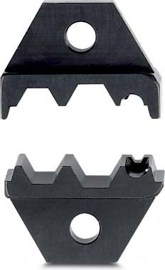 Insert for crimp tool cable lugs, cable end sleeves, screen conn