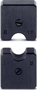 Insert for crimp tool cable lugs, cable end sleeves, screen conn