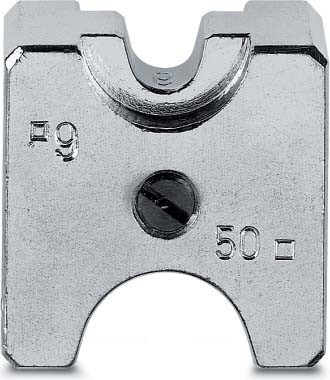 Insert for crimp tool cable lugs, cable end sleeves, screen conn