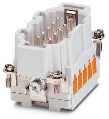 Contact insert for industrial connectors Pin Rectangular 1605624