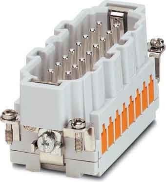 Contact insert for industrial connectors Pin Rectangular 1605653