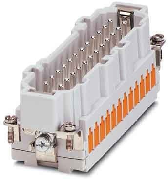 Contact insert for industrial connectors Pin Rectangular 1605640