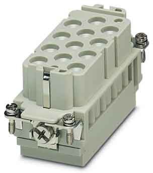 Contact insert for industrial connectors Bus Rectangular 1636347