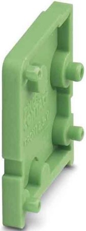 Endplate and partition plate for terminal block Green 1700082