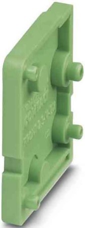 Endplate and partition plate for terminal block Green 1700794