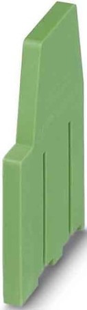 Endplate and partition plate for terminal block Green 1929672