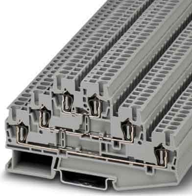 Feed-through terminal block 0.08 mm² 0.08 mm² 3038710