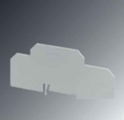 Endplate and partition plate for terminal block  3005772