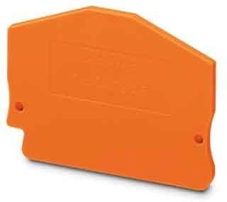 Endplate and partition plate for terminal block  3037589