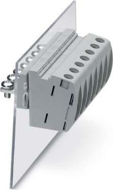 Panel feed-through terminal block 6 mm² 6 mm² 6 mm² 3073487