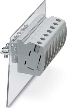 Panel feed-through terminal block 10 mm² 4 mm² 6 mm² 3073500