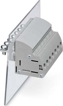 Panel feed-through terminal block 6 mm² 6 mm² 6 mm² 3073555