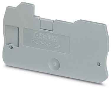 Endplate and partition plate for terminal block  3206597