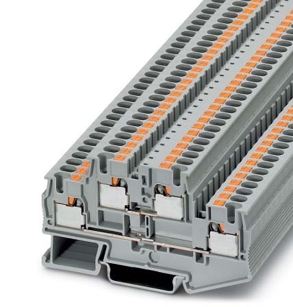 Feed-through terminal block 0.2 mm² 0.2 mm² 0.2 mm² 3211786