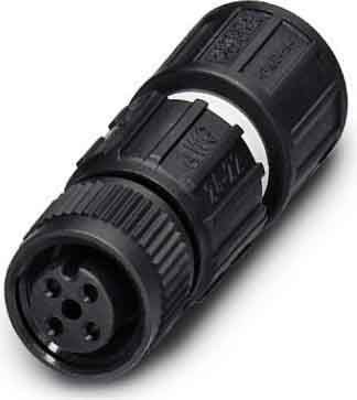 Sensor-actuator connector M12 Female (bus) Straight 1641701