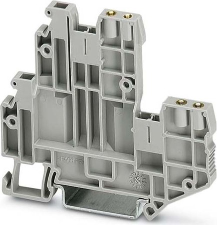 End bracket for terminal block Grey Screwable 3060474