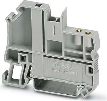 End bracket for terminal block Grey Screwable 3060322