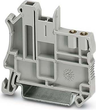 End bracket for terminal block Grey Screwable 3060445