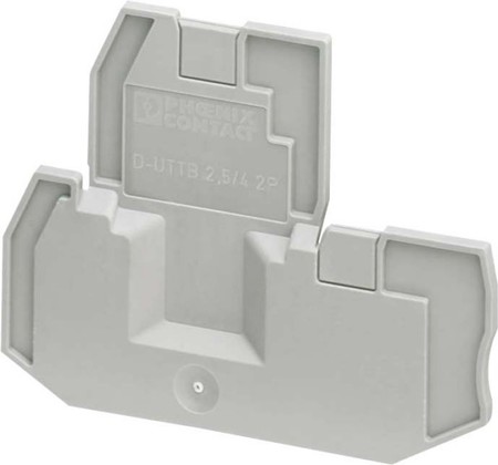 Endplate and partition plate for terminal block Grey 3060393