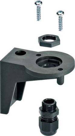 Wall bracket for signal tower Base mounting Black 2700144