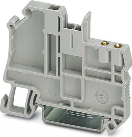 End bracket for terminal block Grey Screwable 3061172