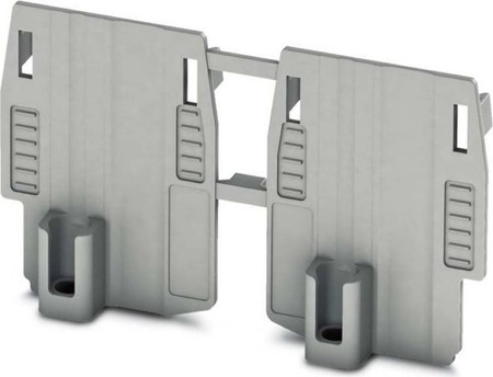 Endplate and partition plate for terminal block Grey 3060856