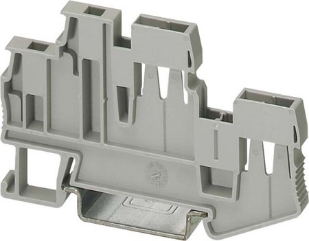 Endplate and partition plate for terminal block Grey 3061428