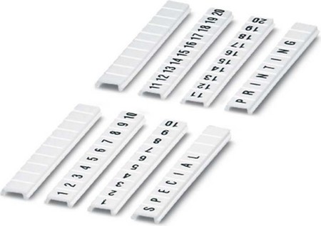 Labelling for terminal block  0801406:0011