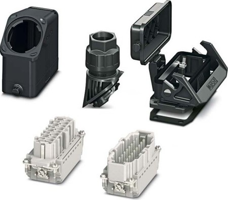 Housing for industrial connectors Rectangular 1408793