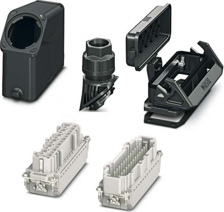 Housing for industrial connectors Rectangular 1408794