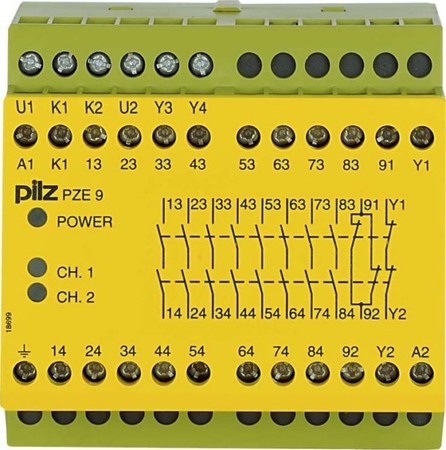 Device for monitoring of safety-related circuits  774142