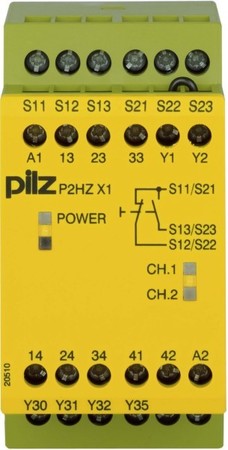 Two-hand control relay Screw connection 110 V 774434