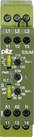 Voltage monitoring relay Screw connection 837360