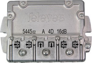 Tap-off and distributor Crimp technology Splitter 5 MHz 544502