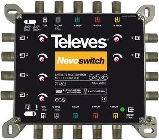 Multi switch for communication technology 6 5 Active 714502