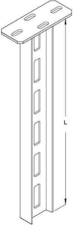 Ceiling profile for cable support system 500 mm 80 mm KDI 05F