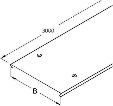 Cover for cable support system 100 mm RD 10S